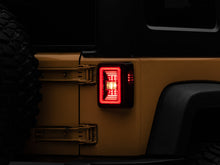 Load image into Gallery viewer, Raxiom Tail Lights Raxiom 07-18 Jeep Wrangler JK JL Style LED Tail Lights- Black Housing - Red Lens