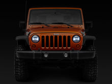 Load image into Gallery viewer, Raxiom Headlights Raxiom 07-18 Jeep Wrangler JK LED Halo Headlights- Black Housing (Clear Lens)