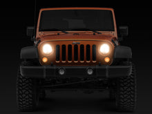 Load image into Gallery viewer, Raxiom Headlights Raxiom 07-18 Jeep Wrangler JK LED Halo Headlights- Chrome Housing (Clear Lens)