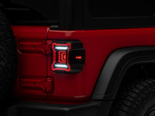 Load image into Gallery viewer, Raxiom Tail Lights Raxiom 18-22 Jeep Wrangler JL Axial Series Plateau LED Tail Lights- Black Housing (Smoked Lens)