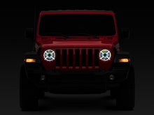 Load image into Gallery viewer, Raxiom Headlights Raxiom 18-22 Jeep Wrangler JL/ JT 9-Inch LED Headlights w/ DRL and Halo- Black Housing (Clear Lens)