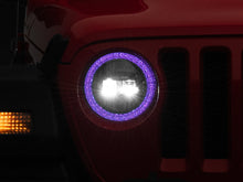 Load image into Gallery viewer, Raxiom Headlights Raxiom 18-22 Jeep Wrangler JL/JT Axial 9-Inch LED Headlights w/RGB Halo- Blk Housing (Clear Lens)