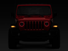 Load image into Gallery viewer, Raxiom Headlights Raxiom 18-22 Jeep Wrangler JL/JT Axial 9-Inch LED Headlights w/RGB Halo- Blk Housing (Clear Lens)