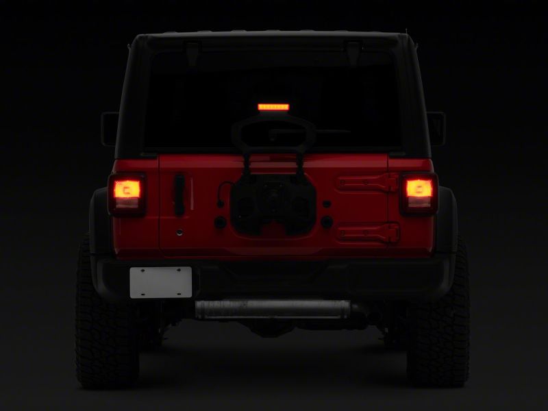 Raxiom Brake Lights Raxiom 18-23 Jeep Wrangler JL Axial Series Hyper Flash LED Third Brake Light- Red