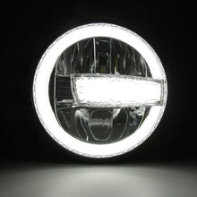 Load image into Gallery viewer, Raxiom Headlights Raxiom 97-18 Jeep Wrangler TJ/JK 7-Inch LED Headlights w/ Halos- Black Housing (Clear Lens)