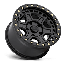 Load image into Gallery viewer, BR RENO 17X9 5X127 -18 71 M-BLK BRASS HW