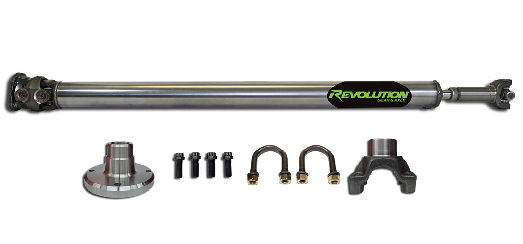 Revolution Gear & Axle Drive Shaft Jeep Gladiator JT Rear 1-Piece 1350 CV Driveshaft Overland with Pinion Yoke Revolution Gear - REV-DS-JT-1350R-OVR-PY