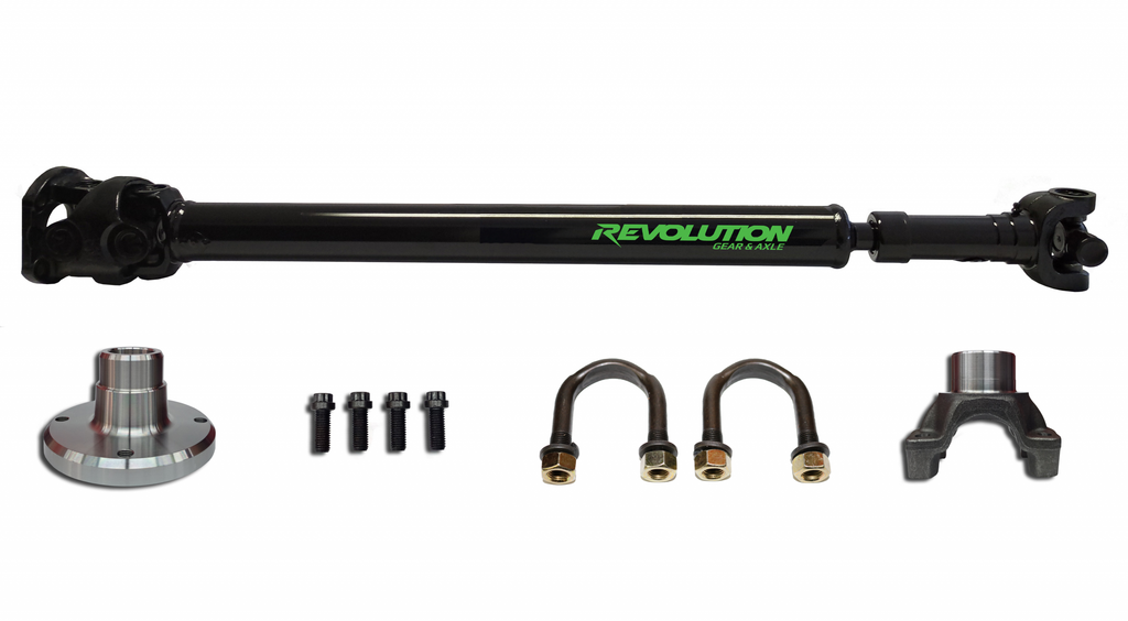 Revolution Gear & Axle Drive Shaft Jeep Wrangler JL Rear 1350 CV Driveshaft Sahara 4Dr M220 Diff with Pinion Yoke Revolution Gear - REV-DS-JL-1350R-SAH-M220-4D-PY