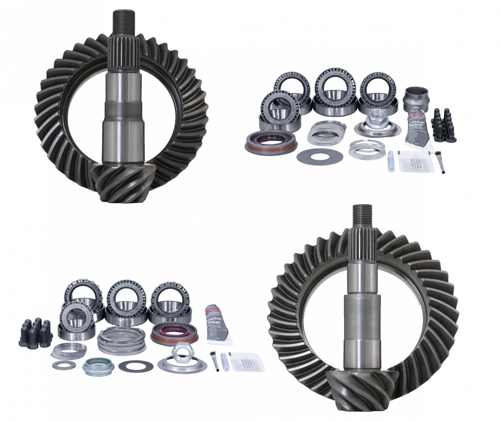 Revolution Gear & Axle Gear Packages JK Non-Rubicon 5.38 Ratio Gear Package (D44-D30) with Koyo Bearings (Front Carrier Required When Upgrading From Factory 3.21  Ratio Only) Revolution Gear and Axle - Revolution Gear & Axle - Rev-JK-Non-538-K