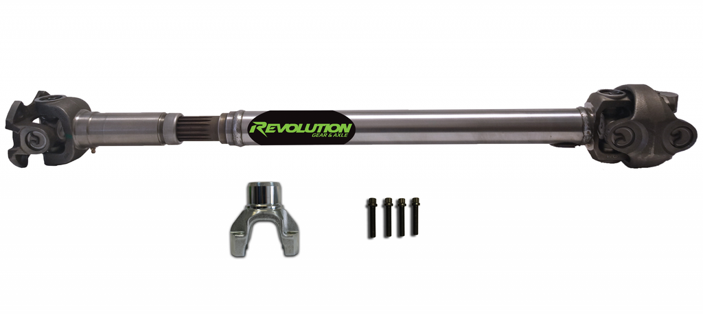 Revolution Gear & Axle Drive Shaft JT Front 1350 CV Driveshaft Overland Flange Style Revolution Gear and Axle - Revolution Gear & Axle - REV-DS-JT-1350F-OVR-F
