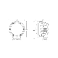 Load image into Gallery viewer, Rigid Industries Light Bars &amp; Cubes Rigid Industries 360-Series 4in LED Off-Road Spot Beam - RGBW (Pair)