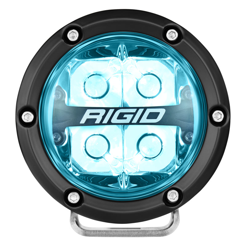 Rigid Industries Light Bars & Cubes Rigid Industries 360-Series 4in LED Off-Road Spot Beam - RGBW (Pair)