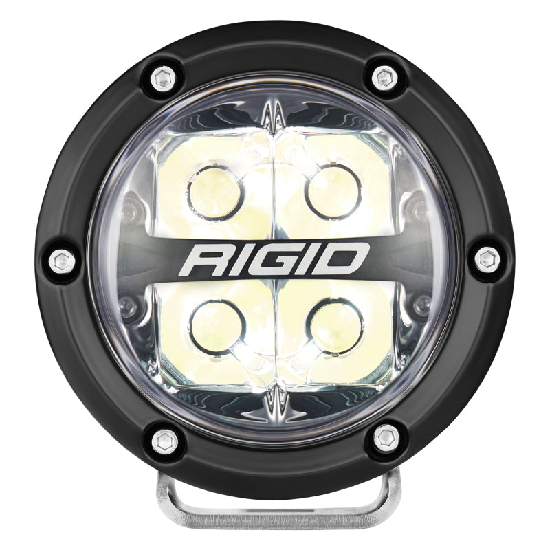 Rigid Industries Light Bars & Cubes Rigid Industries 360-Series 4in LED Off-Road Spot Beam - RGBW (Pair)