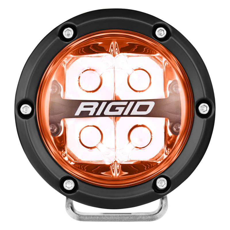Rigid Industries Light Bars & Cubes Rigid Industries 360-Series 4in LED Off-Road Spot Beam - RGBW (Pair)