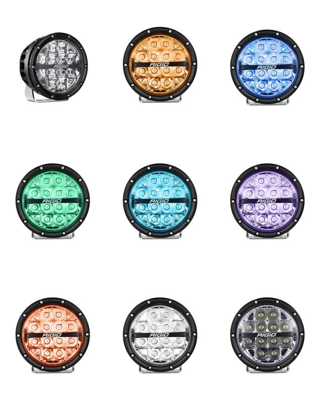 Rigid Industries Light Bars & Cubes Rigid Industries 360-Series 6in LED Off-Road Drive Beam - RGBW (Pair)