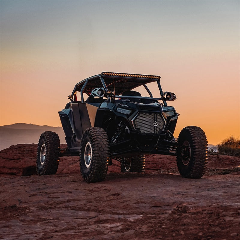 Rigid Industries Light Bars & Cubes Rigid Industries Revolve Pod w/Amber Trim Ring - Pair