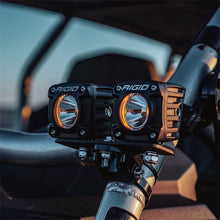 Load image into Gallery viewer, Rigid Industries Light Bars &amp; Cubes Rigid Industries Revolve Pod w/Amber Trim Ring - Pair