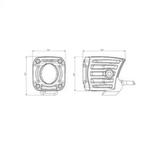 Load image into Gallery viewer, Rigid Industries Light Bars &amp; Cubes Rigid Industries Revolve Pod w/Amber Trim Ring - Pair