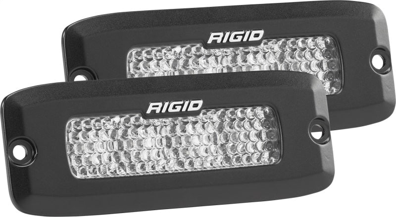 Rigid Industries Light Bars & Cubes Rigid Industries SRQ - 60 Deg. Lens - White - Flush Mount - Set of 2