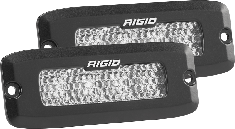 Rigid Industries Light Bars & Cubes Rigid Industries SRQ - 60 Deg. Lens - White - Flush Mount - Set of 2