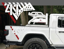 Load image into Gallery viewer, Color Line 1941 American Flag Bed Decal Jeep Gladiator Single Layer Printed Decal Pair '41