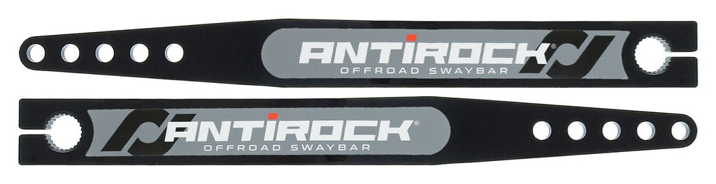 RockJock 4x4 Sway Bar Arms Antirock Fabricated Steel Sway Bar Arms 87-95 Wrangler YJ 20 Inch Long OAL 18.195 Inch C-C 5 Holes Includes Stickers Pair RockJock 4x4 - RockJock 4x4 - RJ-202007-105