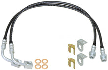 Load image into Gallery viewer, RockJock 4x4 Brake Hose Kit Brake Hose Kit 07-18 Wrangler JK Rear Includes Frame Tabs Clips Copper Washers For Use w/o Antirock System 23.5 Inch Long Pair RockJock 4x4 - RockJock 4x4 - CE-9807RBLK