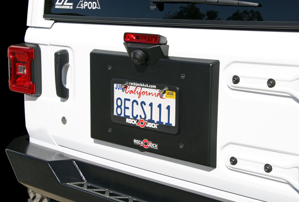 RockJock 4x4 Spare Tire Delete JL Spare Tire Mount Delete And Vent Cover 18-Up Wrangler JL Includes Back-Up Camera and 3rd. Brake Light Mount All Mounting Hardware RockJock 4x4 - RockJock 4x4 - CE-9818TG