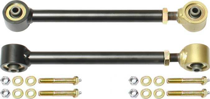 RockJock 4x4 Suspension Control Arm Johnny Joint Adjustable Control Arms 97-06 Wrangler TJ and LJ Unlimited Rear Upper, Adjustable Greasable Pair RockJock 4x4 - RockJock 4x4 - CE-9103