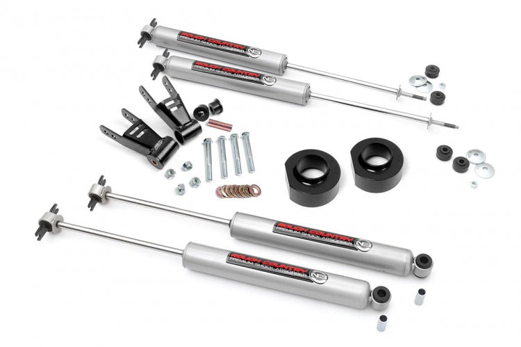 Rough Country Lift Kits 1.5 Inch Suspension Lift Kit 84-01 Jeep Cherokee XJ Rough Country - Rough Country - 68030