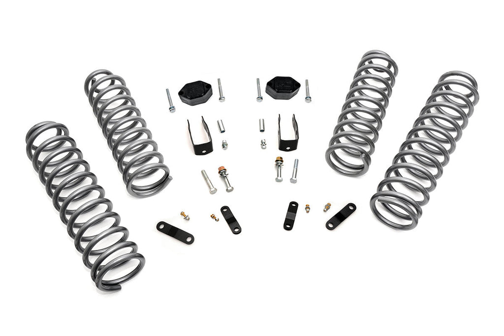 Rough Country Lift Kits 2.5 Inch Jeep Suspension Lift Kit 07-18 Wrangler JK No Shocks Rough Country - Rough Country - 624