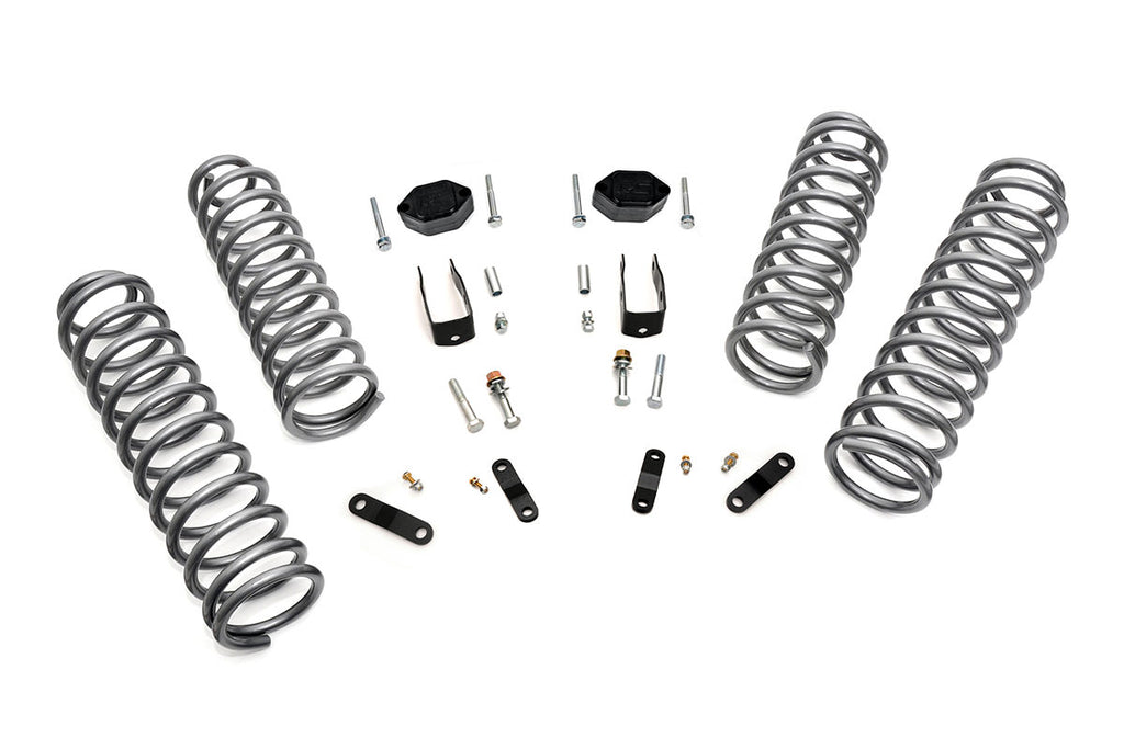 Rough Country Lift Kits 2.5 Inch Jeep Suspension Lift Kit 07-18 Wrangler JK No Shocks Rough Country - Rough Country - 624
