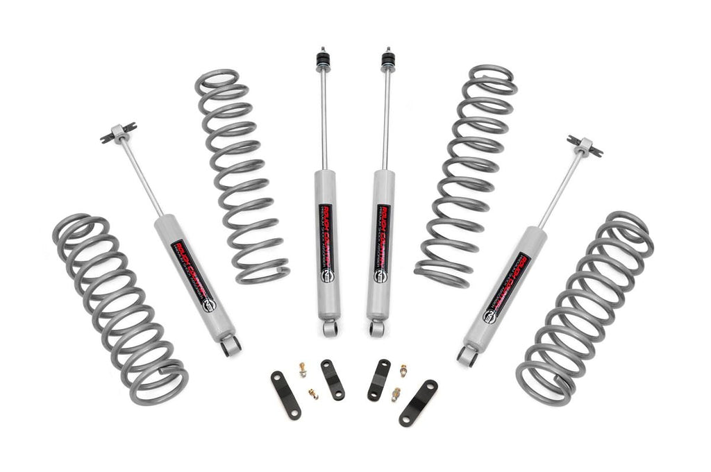 Rough Country Lift Kits 2.5 Inch Jeep Suspension Lift Kit 07-18 Wrangler JK W/Preminum N3 Shocks Rough Country - Rough Country - PERF678