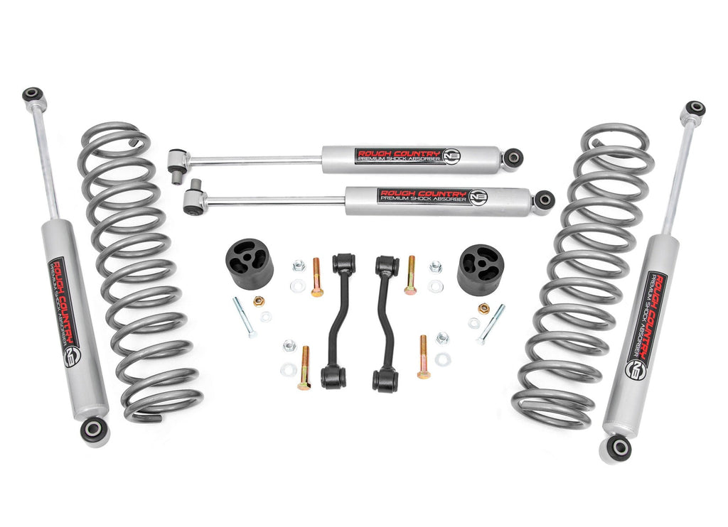 Rough Country Lift Kits 2.5 Inch Jeep Suspension Lift Kit Springs For 20-21 JT Gladiator Rough Country - Rough Country - 64830B