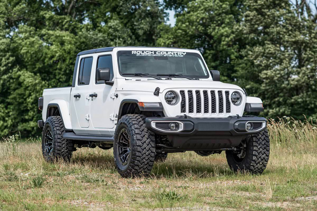 Rough Country Lift Kits 2.5 Inch Jeep Suspension Lift Kit Springs For 20-21 JT Gladiator Rough Country - Rough Country - 64830B