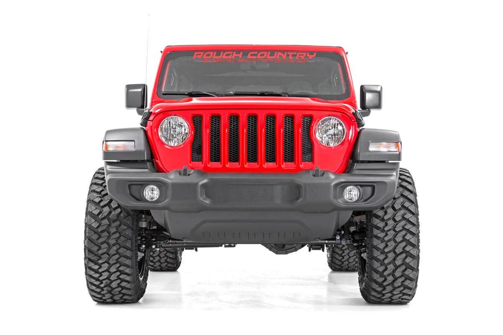 Rough Country Lift Kits 2.5 Inch Jeep Suspension Lift Kit V2 Shocks & Springs 18-20 Wrangler JL Rubicon Rough Country - Rough Country - 66670