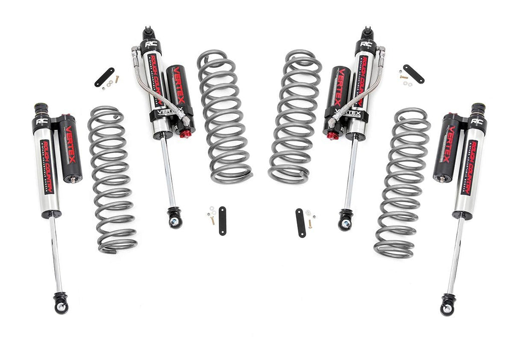 Rough Country Lift Kits 2.5 Inch Jeep Suspension Lift Kit w/Vertex Adjustable Reservoir Shocks 07-18 Wrangler JK 4 Door Rough Country - Rough Country - 67950