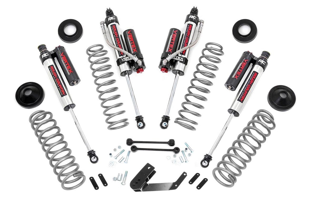 Rough Country Lift Kits 3.25 Inch Jeep Suspension Lift Kit w/Vertex Shocks 07-18 Wrangler JK Unlimited Rough Country - Rough Country - 66950