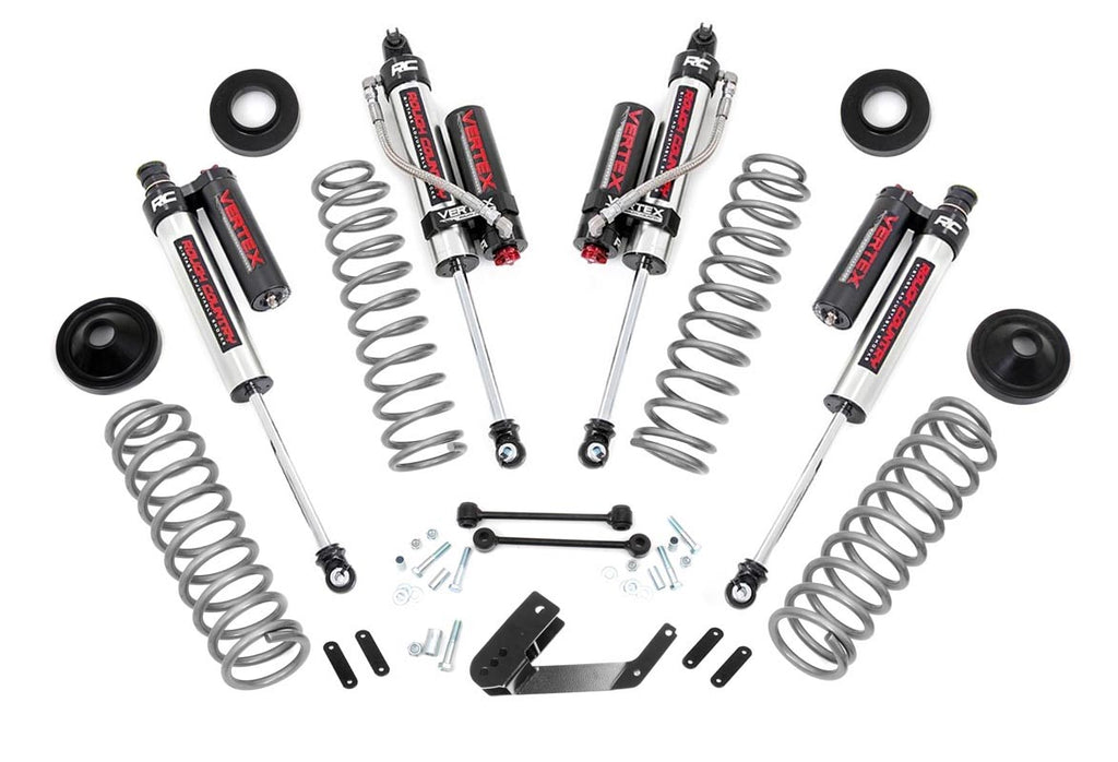 Rough Country Lift Kits 3.25 Inch Jeep Suspension Lift Kit w/Vertex Shocks 07-18 Wrangler JK Unlimited Rough Country - Rough Country - 66950