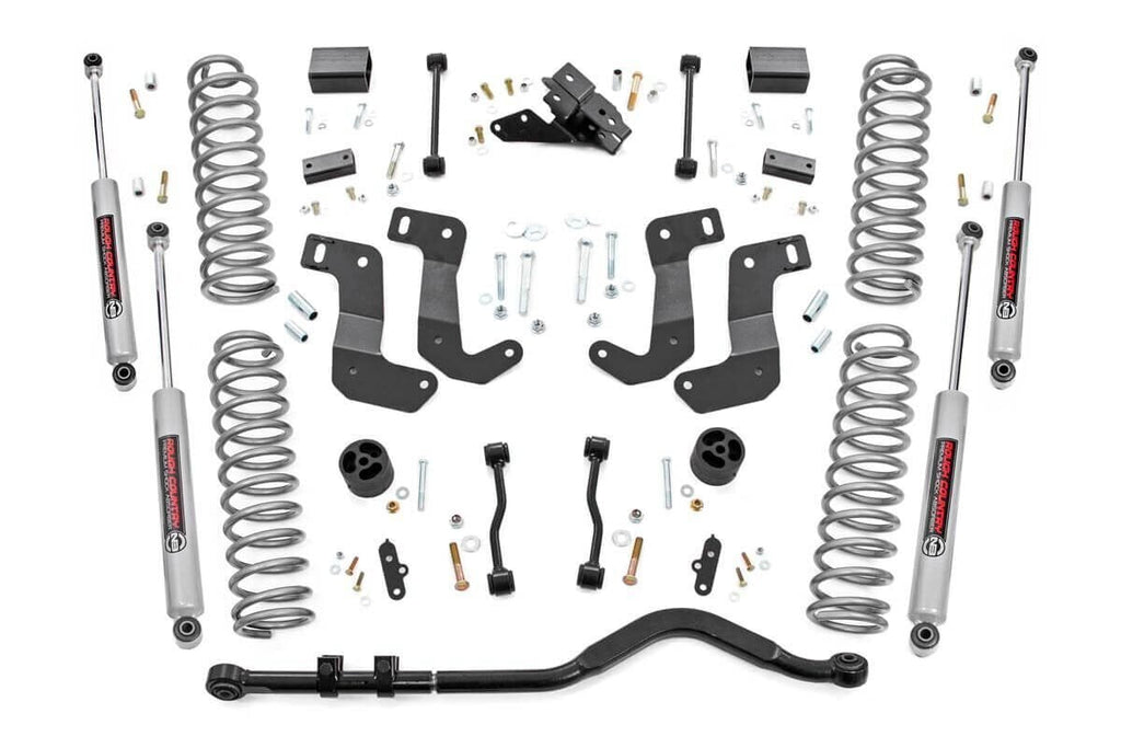 Rough Country Lift Kits 3.5 Inch Jeep Suspension Lift Kit Control Arm Drop 18-20 Wrangler JL-2 Door Rough Country - Rough Country - 62930