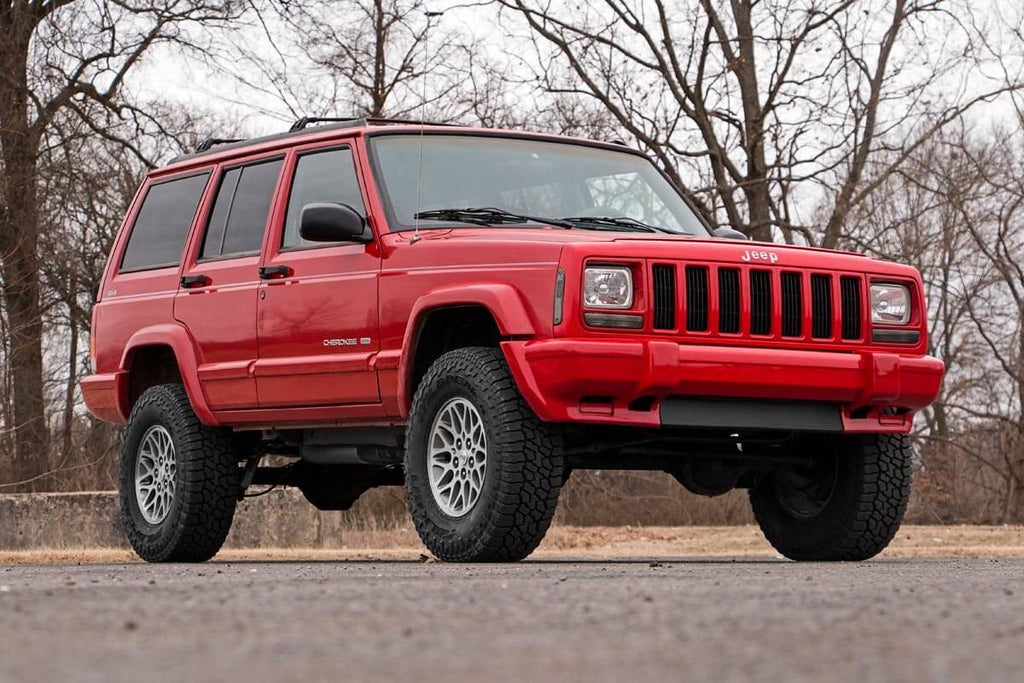 Rough Country Lift Kits 3 Inch Jeep Series II Suspension Lift System N2.0 Shocks 84-01 Cherokee XJ Rough Country - Rough Country - 630XN2
