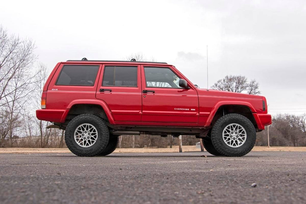 Rough Country Lift Kits 3 Inch Jeep Series II Suspension Lift System N2.0 Shocks 84-01 Cherokee XJ Rough Country - Rough Country - 630XN2