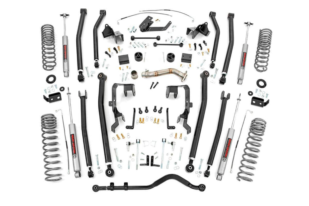 Rough Country Lift Kits 4.0 Inch Jeep Long Arm Suspension Lift Kit 12-18 Wrangler JK 2-door Rough Country - Rough Country - 79130A
