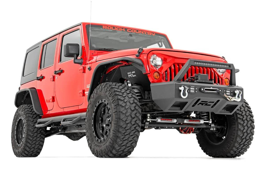 Rough Country Lift Kits 4.0 Inch Jeep Long Arm Suspension Lift Kit 12-18 Wrangler JK 2-door Rough Country - Rough Country - 79130A