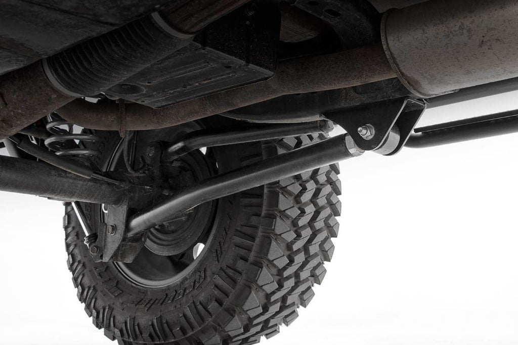 Rough Country Lift Kits 4.0 Inch Jeep Long Arm Suspension Lift Kit w/ Vertex Adjustable Reservoir Shocks 07-11 Wrangler JK 2-door Rough Country - Rough Country - 79050A