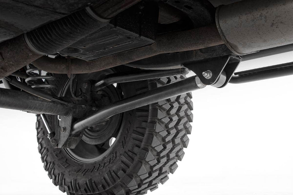 Rough Country Lift Kits 4.0 Inch Jeep Long Arm Suspension Lift Kit w/ Vertex Adjustable Reservoir Shocks 07-11 Wrangler JK 4-door Rough Country - Rough Country - 78550A