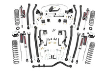 Load image into Gallery viewer, Rough Country Lift Kits 4.0 Inch Jeep Long Arm Suspension Lift Kit w/ Vertex Adjustable Reservoir Shocks 07-11 Wrangler JK 4-door Rough Country - Rough Country - 78550A