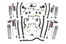 Load image into Gallery viewer, Rough Country Lift Kits 4.0 Inch Jeep Long Arm Suspension Lift Kit w/ Vertex Adjustable Reservoir Shocks 12-18 Wrangler JK 4-door Rough Country - Rough Country - 78650A