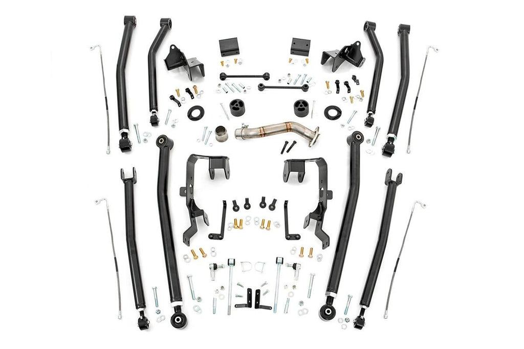 Rough Country Lift Kits 4 Inch Jeep Long Arm Upgrade Kit 07-18 Wrangler JK Rough Country - Rough Country - 78600U