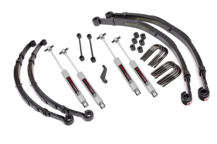 Rough Country Lift Kits 4 Inch Jeep Suspension Lift Kit 82-83 CJ 5 82-85 CJ 8 Scrambler 82-86 Jeep CJ 7 Rough Country - Rough Country - 67530